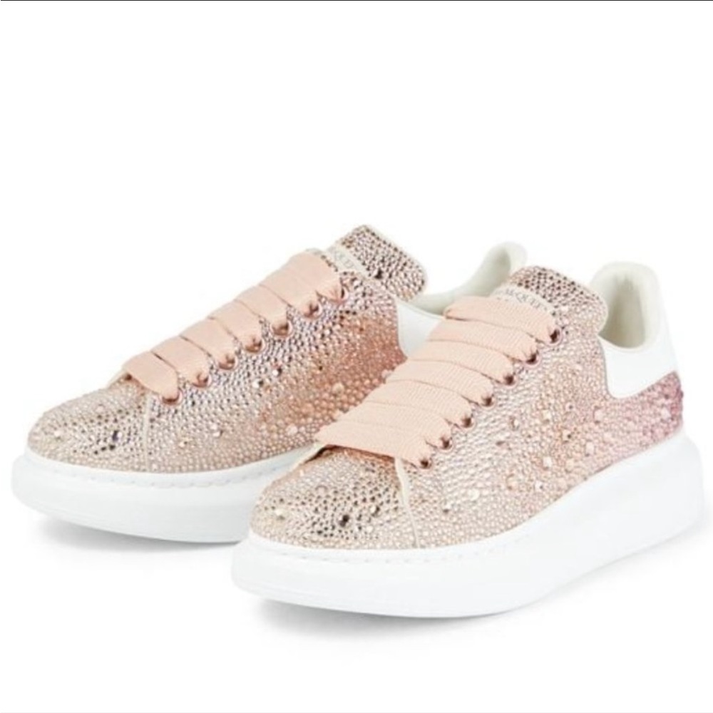 PRICE DROP!! ALEXANDER MCQUEEN CRYSTAL OMBRÉ SNEAKER